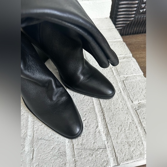 Mango Mer Leather Knee High Boots Size 9.5(40) NEW - Picture 9 of 14